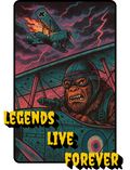Bigfoot WW1 soldier graphic t-shirt inspired by military history and cryptid mythology