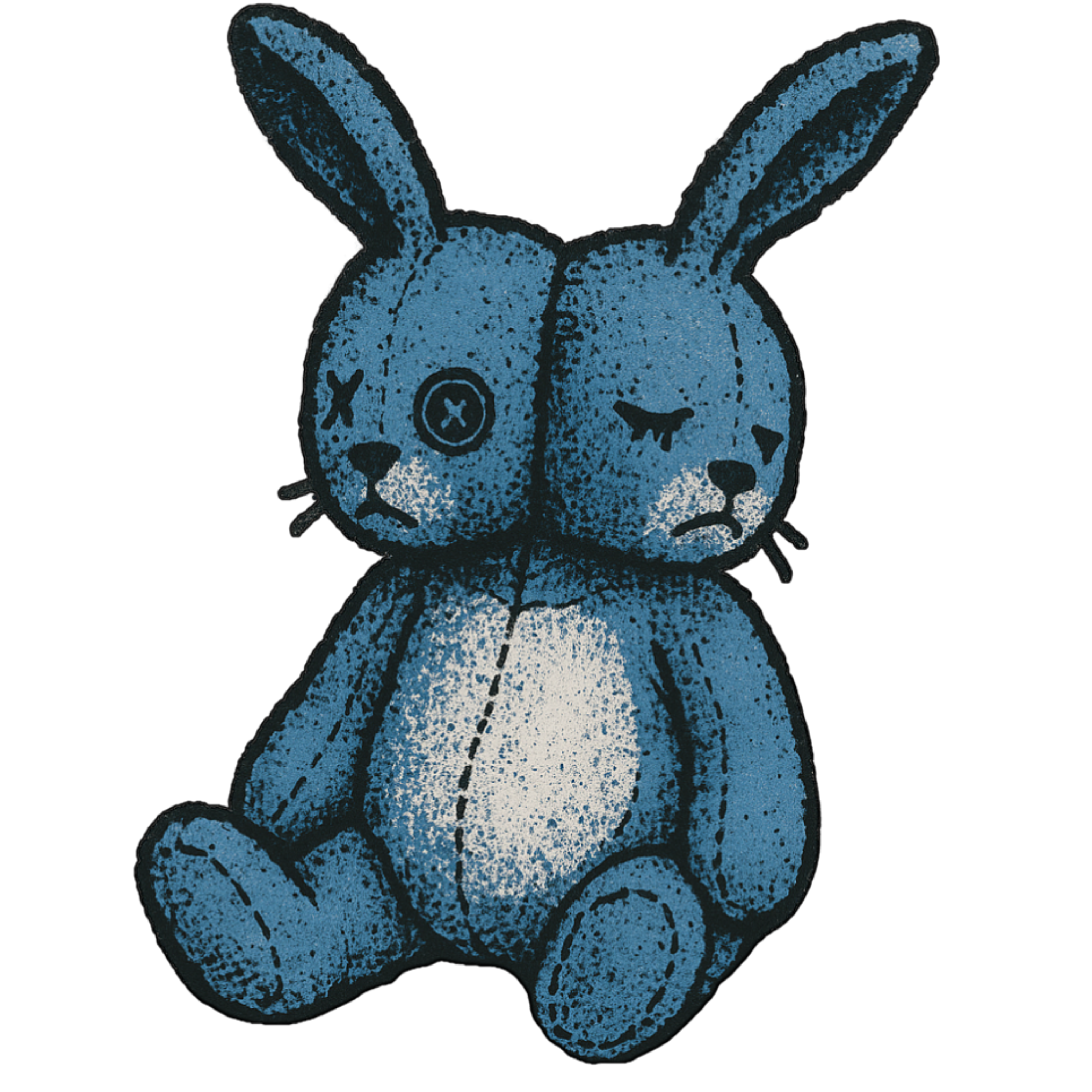Misfit Blue Plush Rabbit T-Shirt