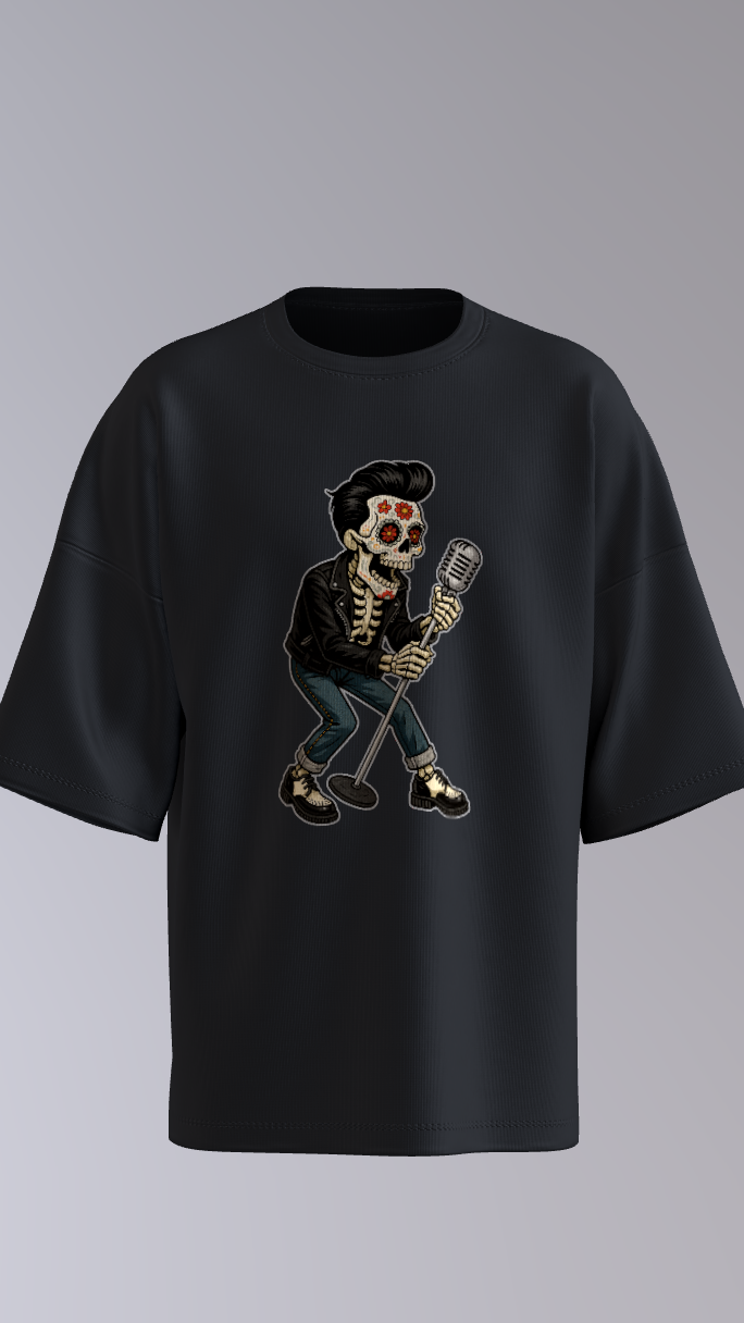 Dead Rockabilly Singer shirt with psychobilly and tattoo-inspired aesthetic